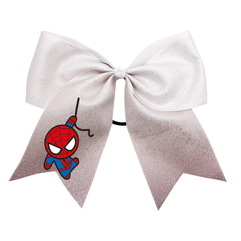 2 pezzi di fiocchi GLITTER sfumati Sparkle Ribbon Cheer Bow Cheerleading archi per capelli Sport per ragazze adolescenti, accessori per capelli da