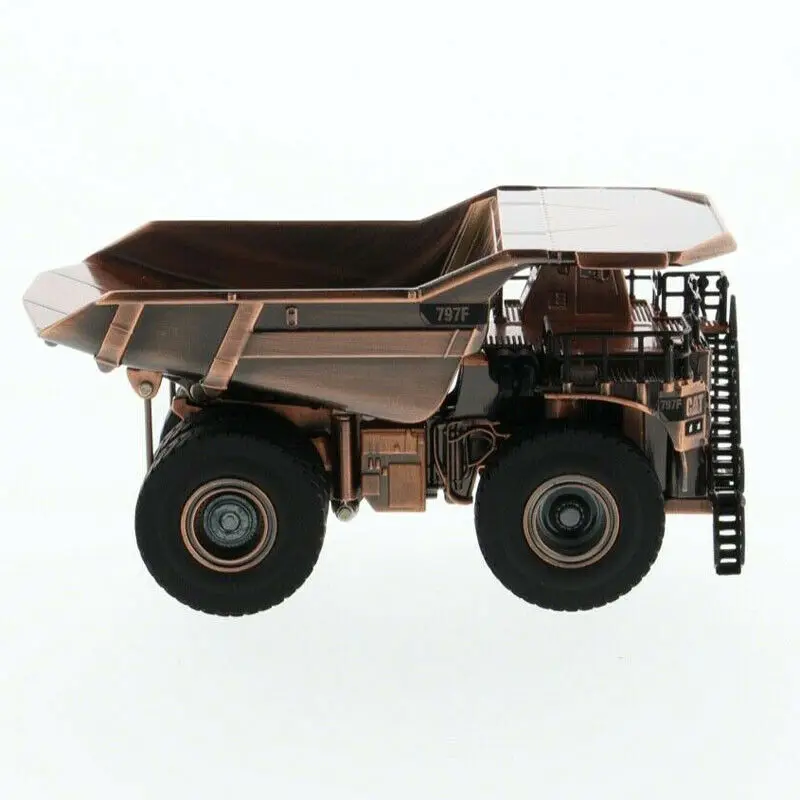 DieCast Toy Model Gift DM 1:125 Scale Caterpillar Cat 797F Mining Truck with Copper Finish Elite Engineering Machinery 85251