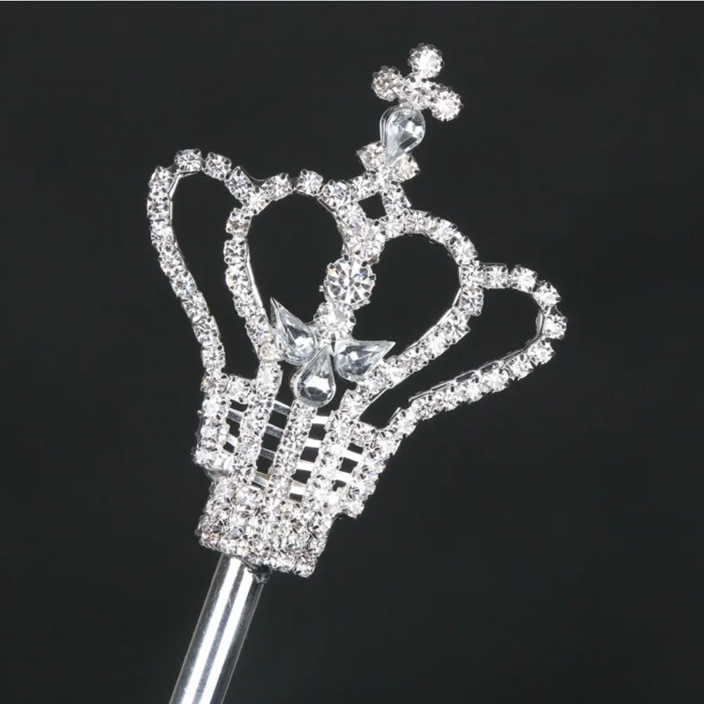 

Diamond Jewelry Beauty Pageant Etiquette Scepter Queen Cross Walking Stick Fairy Stick Princess Magic Wand