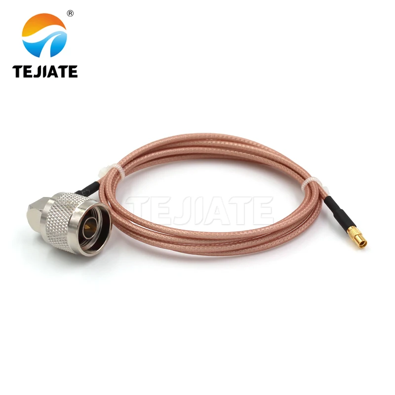 1PCS TEJIATE Adapter Cable N To MMCX Type NJW Convert MMCXK 8-90CM 1M 1.5M 2M Length Connector RG316 Wire