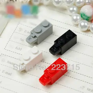 30541 20pcs*Brick 1X2 W/Stub Horiz. End* DIY enlighten block bricks,Compatible With Assembles Particles