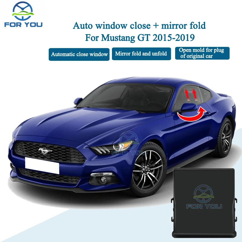 FORYOU Car Automatic Intelligent Close Open + Mirror Folder Kit Module For Mustang normal and GT 2015-2021