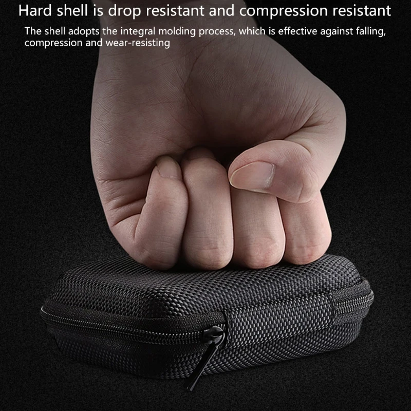 Retro Game Console Bag Dust-proof Storage Handbag Carrying Case Box for RG351v Game Host Card Reader Tempered Film