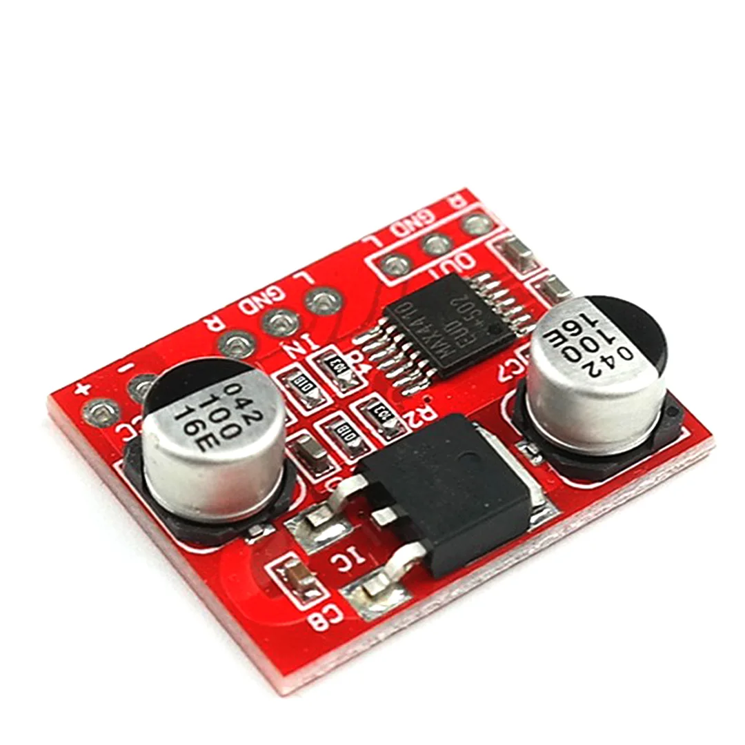 MAX4410 HIFI Headphone Amplification Audio Board 80mw*80mw Audio Preamplifier Board AMP DC3-12V