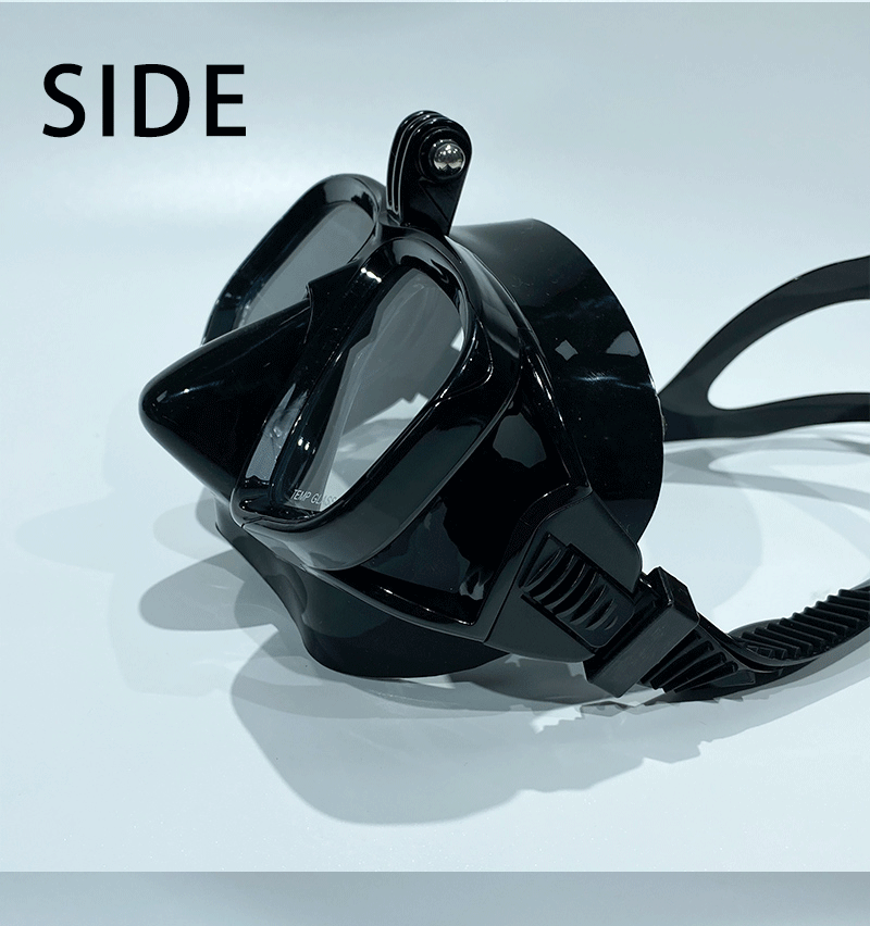 Professionelle Unterwasser-Tauchmaske, Vollständig Trockene Tauchbrille Geeignet für GoPro Kleine Action-Kameras. – Detail 7