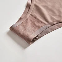 BANNIROU femmes culottes sous-vêtements Fitness sport sans couture femme Lingerie Sexy t-back string string glace soie sous-vêtements de femme 5
