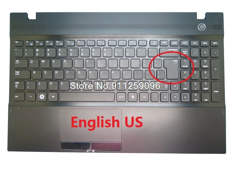 

US RU CA NE AR IT HU TR Palmrest&Keyboard For Samsung NP300V5A 300V5A 305V5A English Russia Arabia Nordic Hungary Italy Turkey