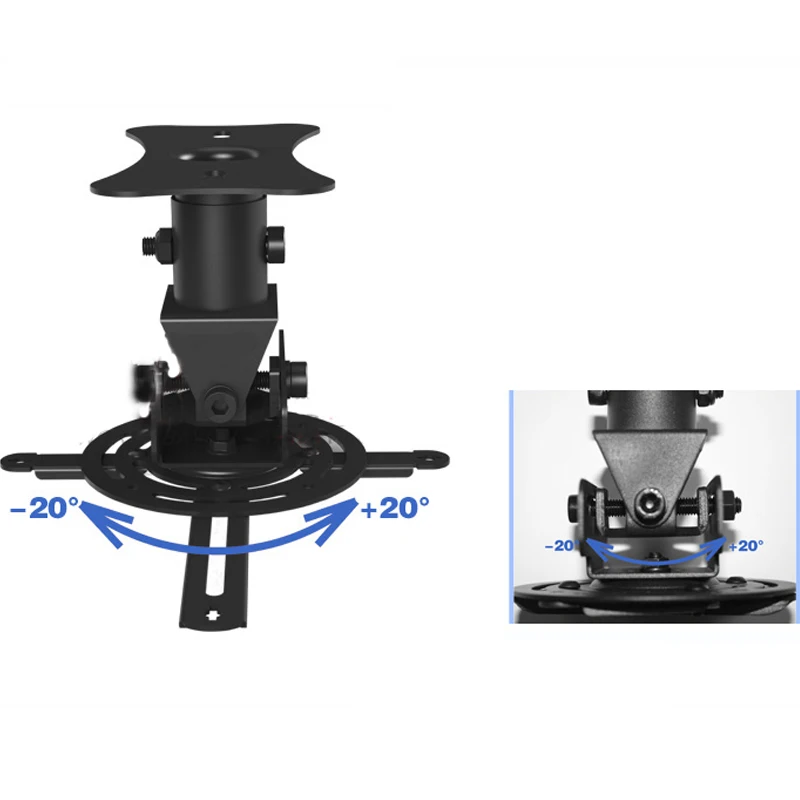 Hot Selling !! Universele Lcd/Dlp/Led Projector Plafond Mount Korter Plafond Beugel T717 Gratis Verzending!!