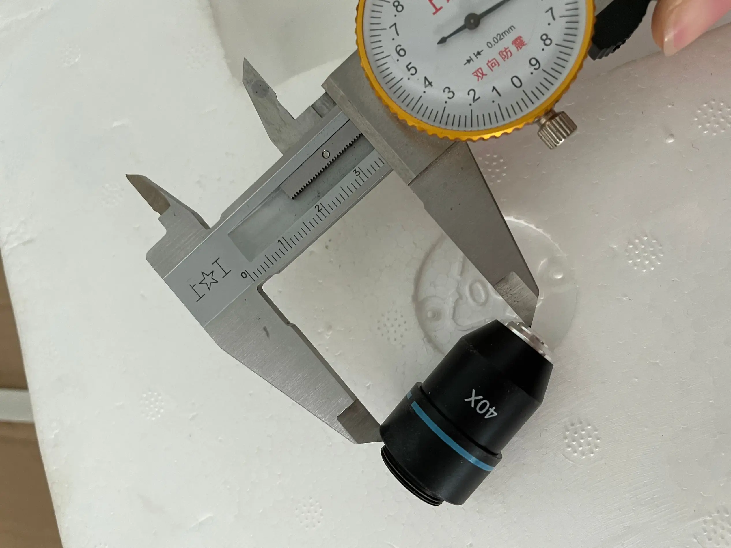 Microscópio biológico de lente 4x 10x 40x, concha preta de 175mm para óculos de fundo