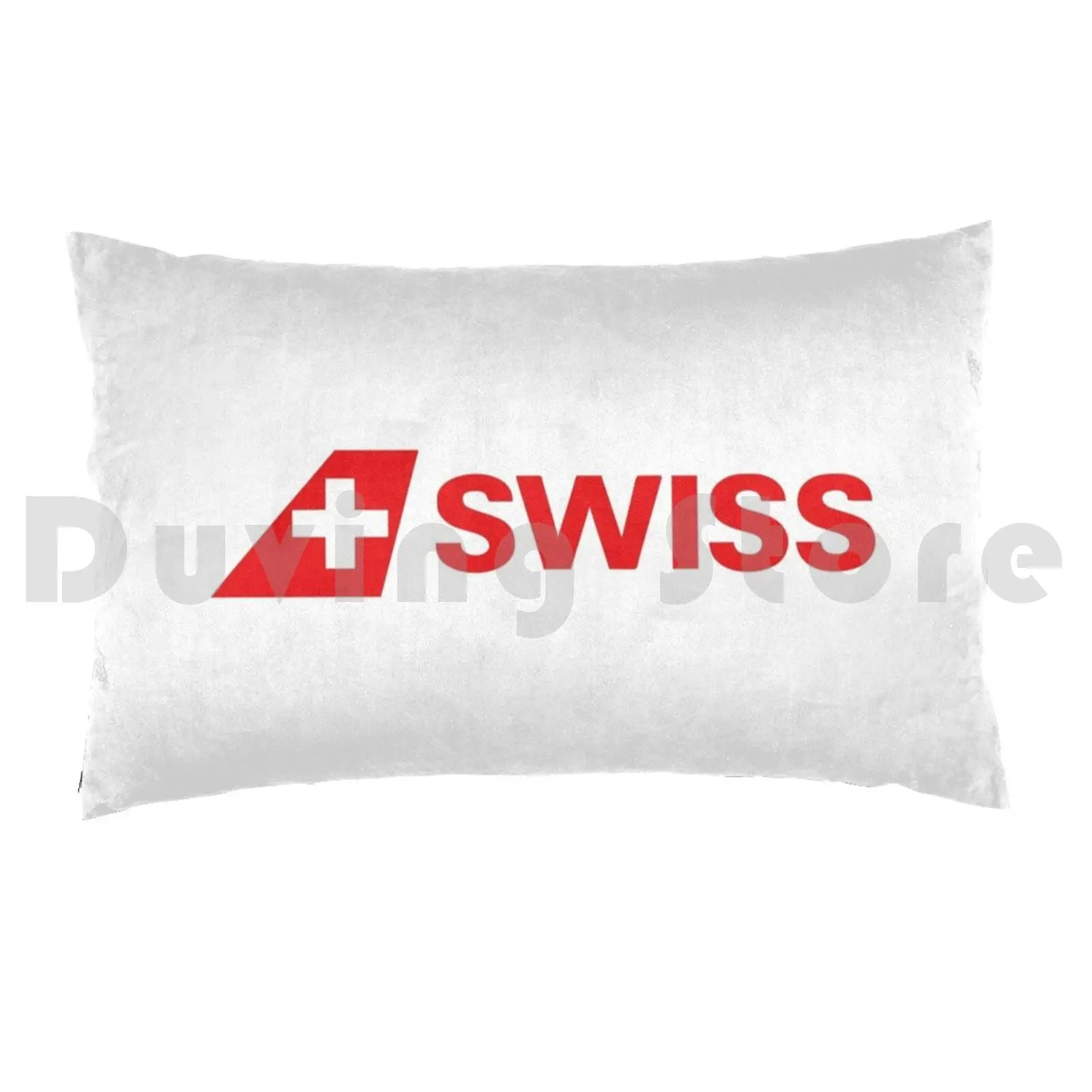 Untitled Pillow Case 20*30 Inch Swiss International Swiss International Swiss Qatar Airways