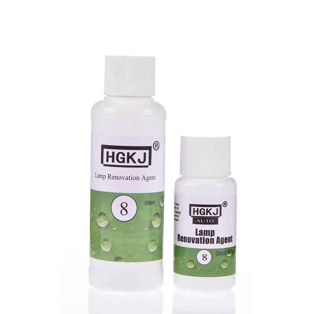 HGKJ-8 Car Headlight Restoration Kit Auto Headlight Repair Refurbishment Agent Fluid Car Polishing Car Care