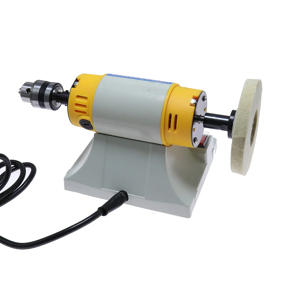 220V 320W Desktop Polishing And Grinding Cutting Machine For DIY Woodworking Jade Jewelry Dental Bench Lathe Motor