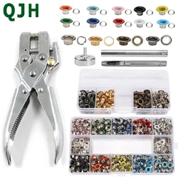 5mm Eyelet Installation Tool Set Iever Pliers Color Metal Air Hole Rivet Button Mold DIY Punching Accessories Using Eyelet Tool