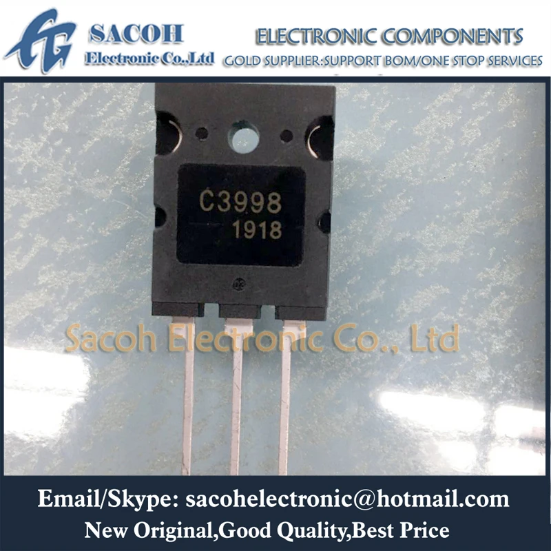 New Original 10Pcs/Lot 2SC3998 C3998 3998 OR 2SC3997 C3997 OR 2SC3996 TO-3PL 25A 1500V NPN Power Transistor