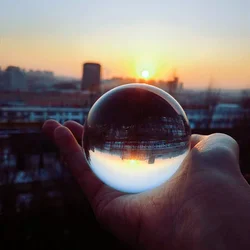 Photosphère de décoration de mariage de famille, accessoires de photographie, cadeaux, boule de cristal en verre transparent, artisanat de confrontation britannique, 40mm