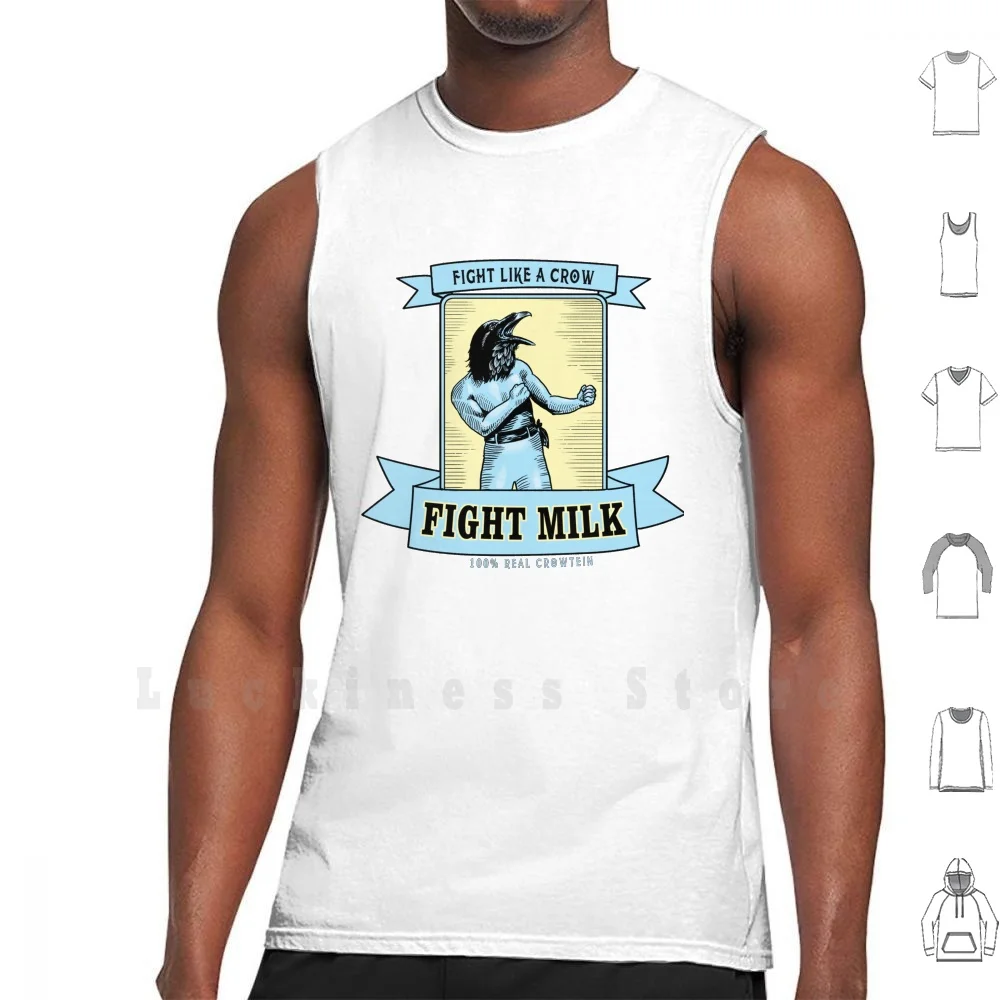 

Майки Fight Milk, жилет из 100% хлопка Fight Milk 100, Crowtein Asip Always Sunny Always Sunny In Philadelphia Charlie And For