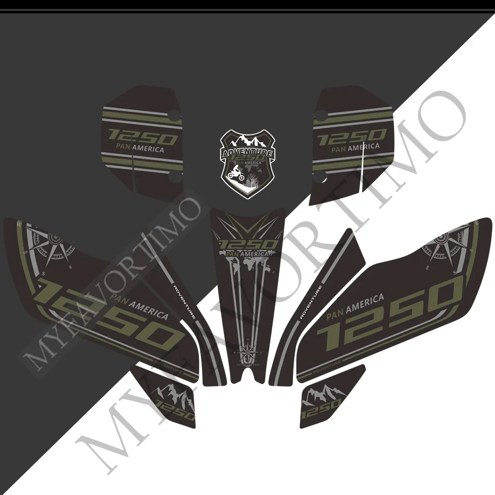 2020 2021 2022 Motorcycle Tank Pad Protection Stickers Knee Decal Windshield Windscreen For HARLEY Pan America 1250 Adventure