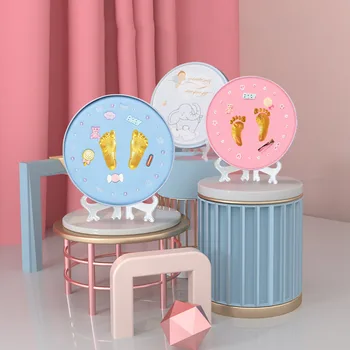 ของขวัญเด็กทารกรอยเท้า Air Drying Soft Clay รายการเด็กทารกมือเท้า Imprint Kit Casting ของเล่นพิมพ์ Pad ทารกแรกเกิดของที่ระลึก