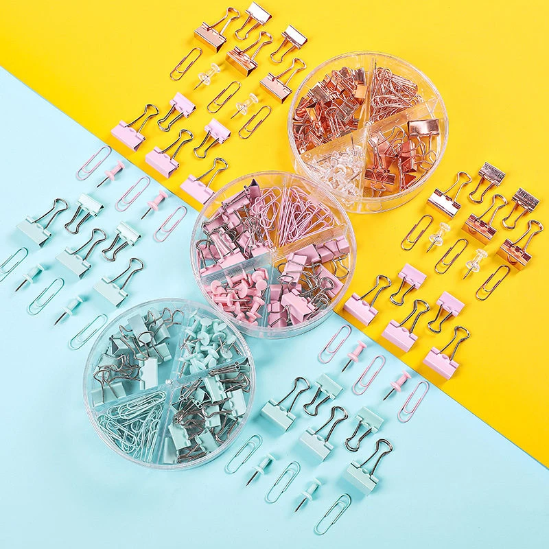 Office Metal Long Tail Clip Dovetail Clip Folder Bookmark Paper Ticket Clip Assorted Clamps Study Binder Clips Binding Supplies image 6