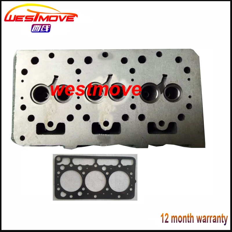 engine cylinder head for KUBOTA D850 with gasket