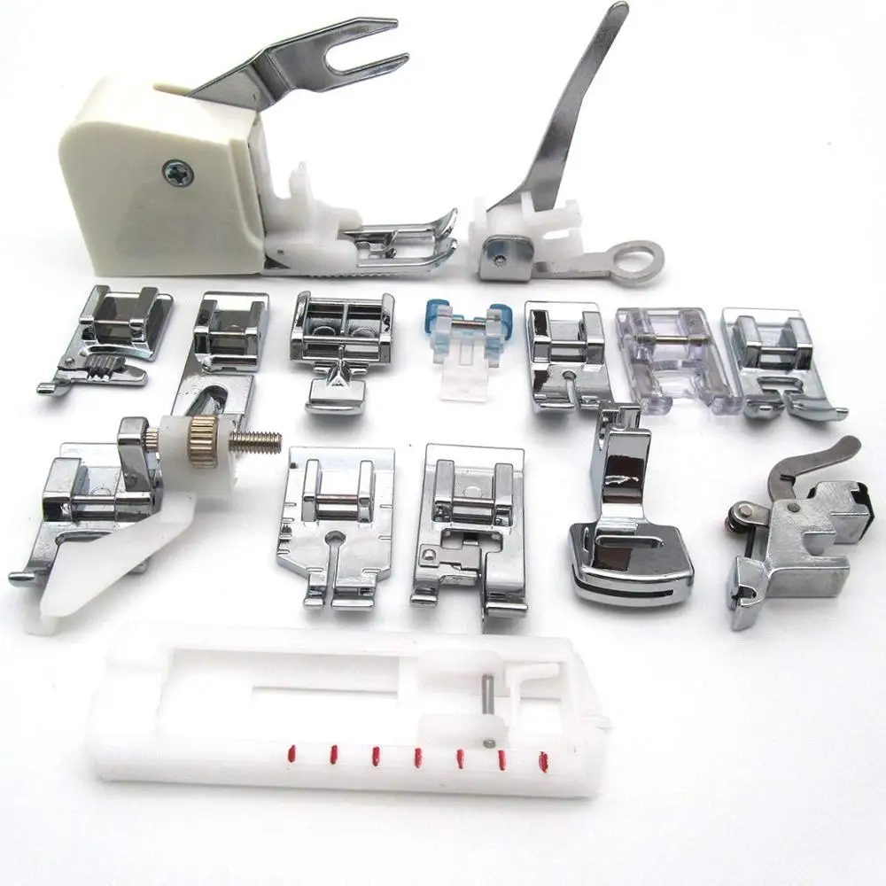 15Pcs/set Sewing Machine Presser foot sewing machines domestic for Janome Brother sewing machine accessories CY-015  AA7049