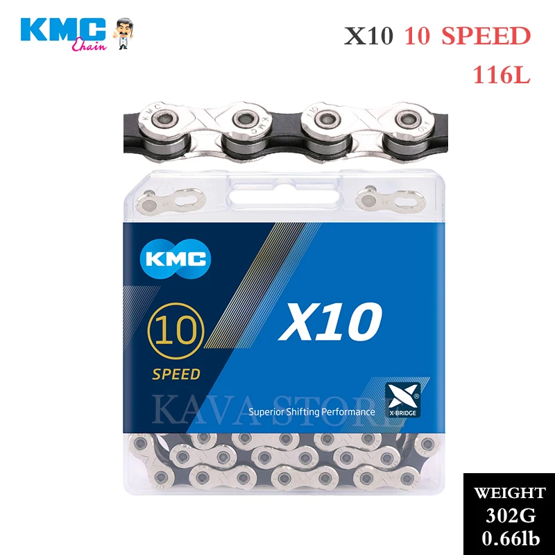 SUNSHINE 10V MTB 11-25/28/32/36/40/42/46/50T 10s Cassette KMC X10 Road Bike Chain Shimano HG54 116 Links for 10 Speed Bicycle