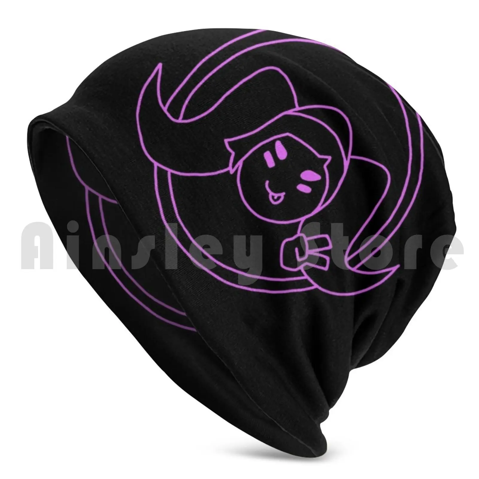 Entrapta Logo Purple / Pink Beanies Pullover Cap Comfortable Shera She Ra Entrapta Spop