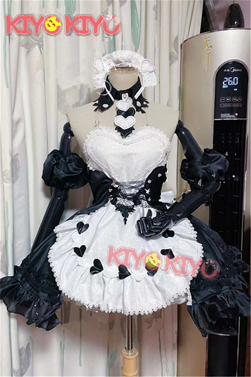 KIYO-KIYO Custom made/size Azur Lane IJN Noshiro Maid Dress Cosplay Costume Halloween Costumes Dress For Women