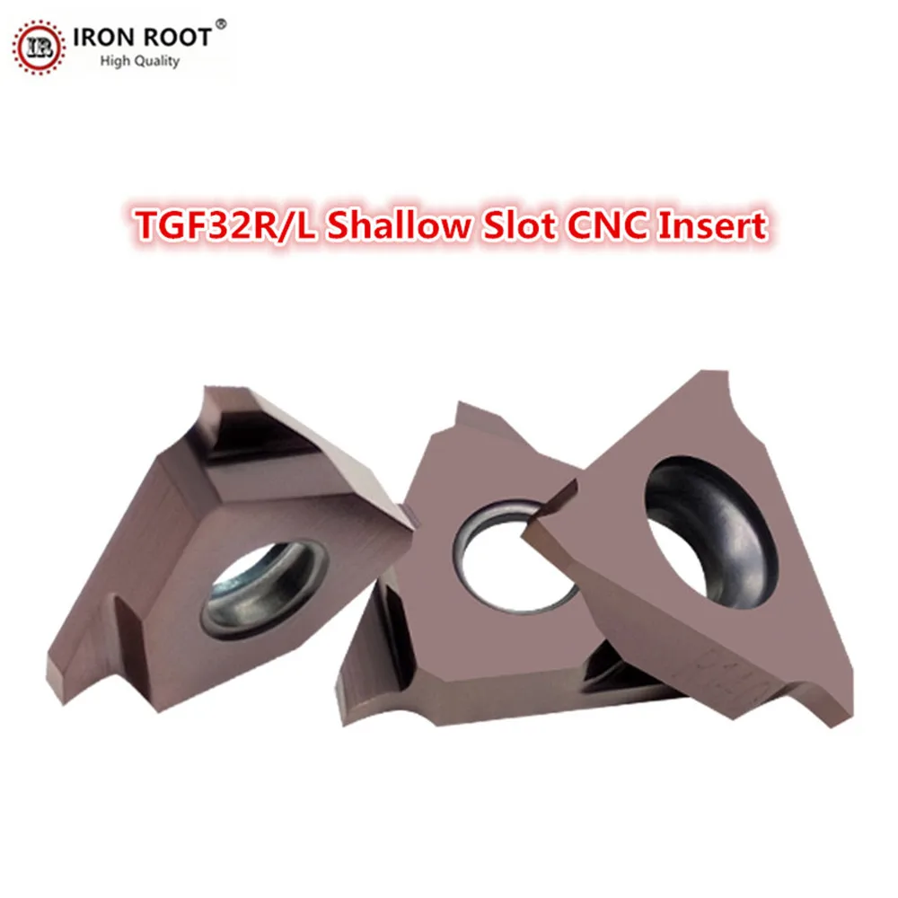 IRON ROOT TGF32R TGF32L 285-300, TG1115, Hard Alloy Vertical Groove Blade CNC Lathe Tool Shallow Groove Insertion For P.M.K