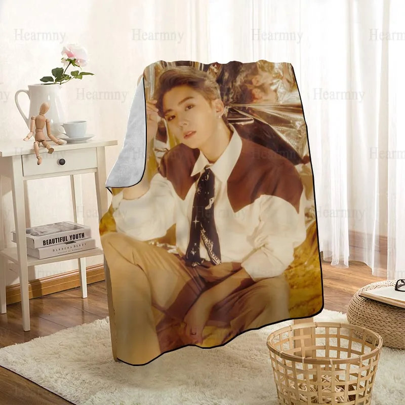 MONSTA X Printed Blanket for Adults Soft Travel Throw