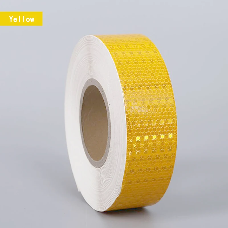 Reflective Bicycle Stickers Adhesive Tape for Bike Safety White Red Yellow Blue Bike Stickers Bicycle Accessories