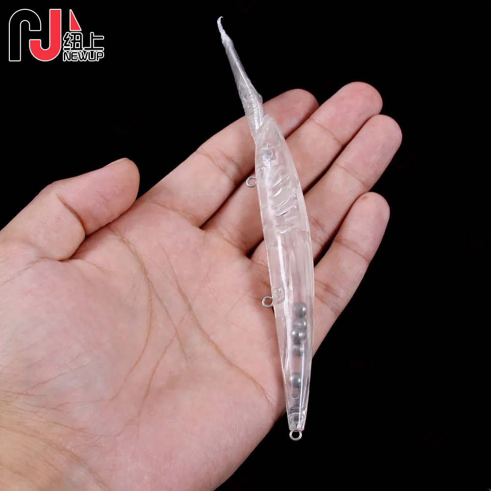 10pcs blank nude baits 14.5cm 12.7g crank pencil Minnow bait Unpainted Lure Bodies Fishing bait