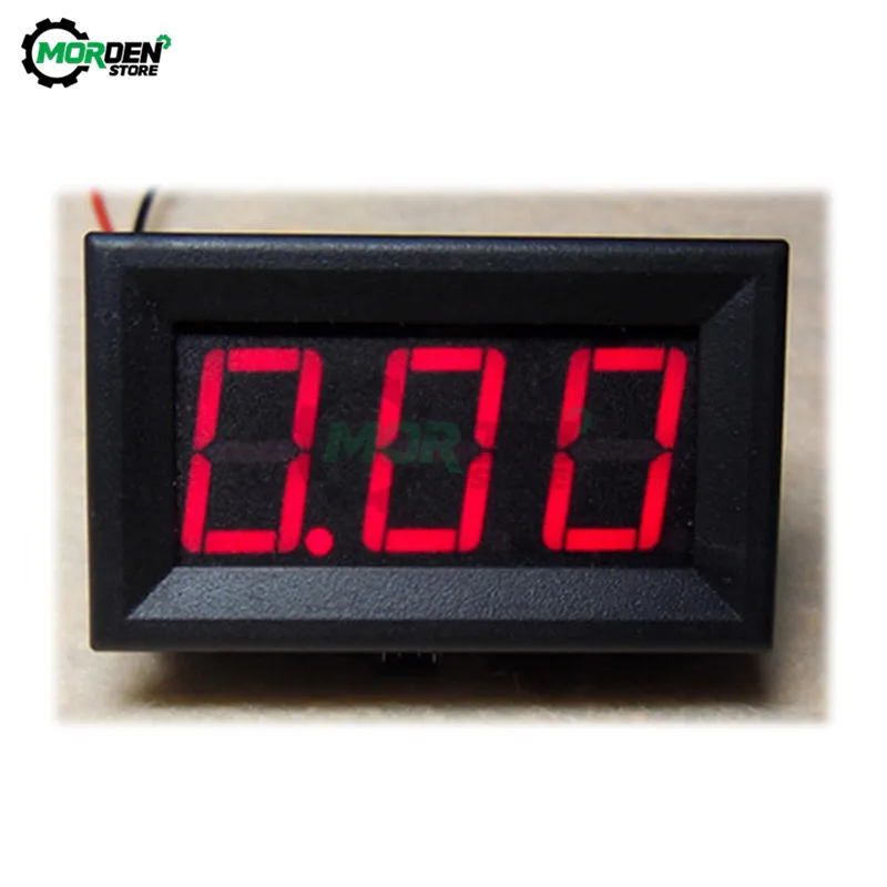 Nieuwe 0.56 "Dc Digitale Ampèremeter 0-20A Groen Rood Current Meter Tester Detector Voor Display Auto Dropship