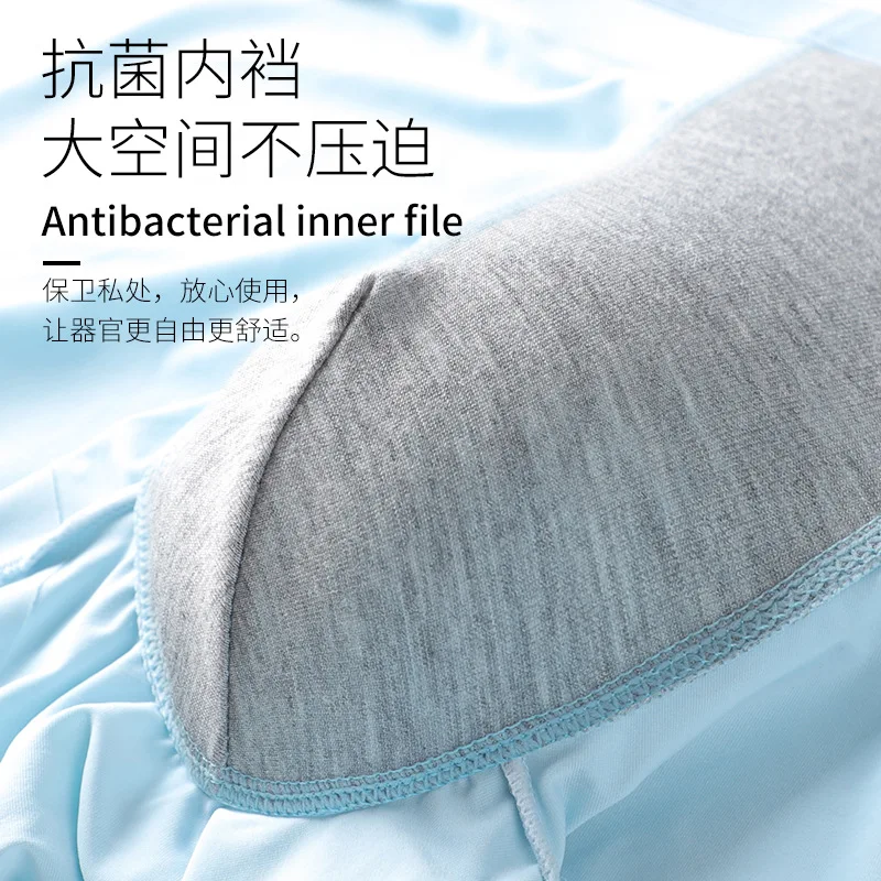 Youpin-ropa interior antibacteriana de grafeno para hombre, Bóxer ultrafino de seda de hielo, calzoncillos de respiración, 3 uds.