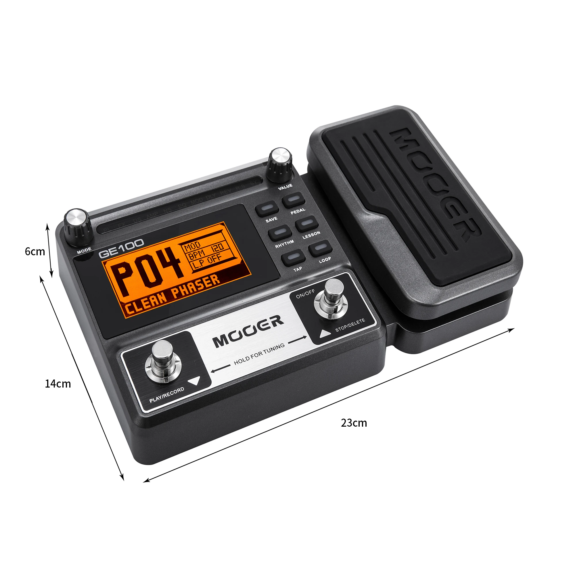 MOOER GE100 Guitar Pedal Multi-effects Processor Effect Pedal with
