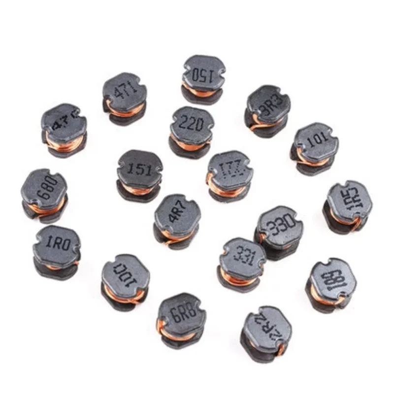 20PCS/lot CD75 SMD inductor 2.2 4.7 10 22 33 47 100 220 470UH winding power inductor