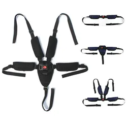5 Point Harness Safety With Belt Shoulder Crotch Pad For Dinner Chair Stroller Baby Car Seat Highchair Bebe Accessories