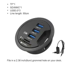 USB 3.0 Desk Hub with Multiple Ports and Power #4