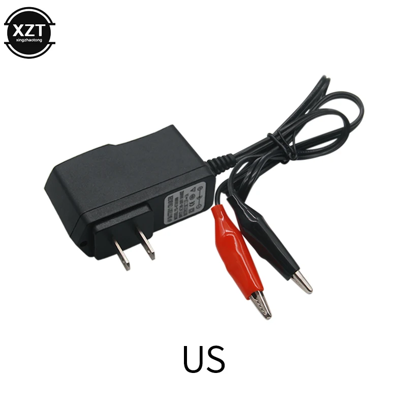 Car Motorcycle Lead Acid Sealed Batteries to 6 V Volt 1000ma  Automatic 6V 1A Charger for  Baby Buggy Children Toy Car EU/US