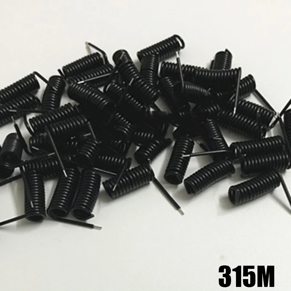 

100 шт. антенный пружинный модуль дистанционного управления RF спиральный провод передачи и прием беспроводных сигналов от антенны 315 МГц 433 МГц