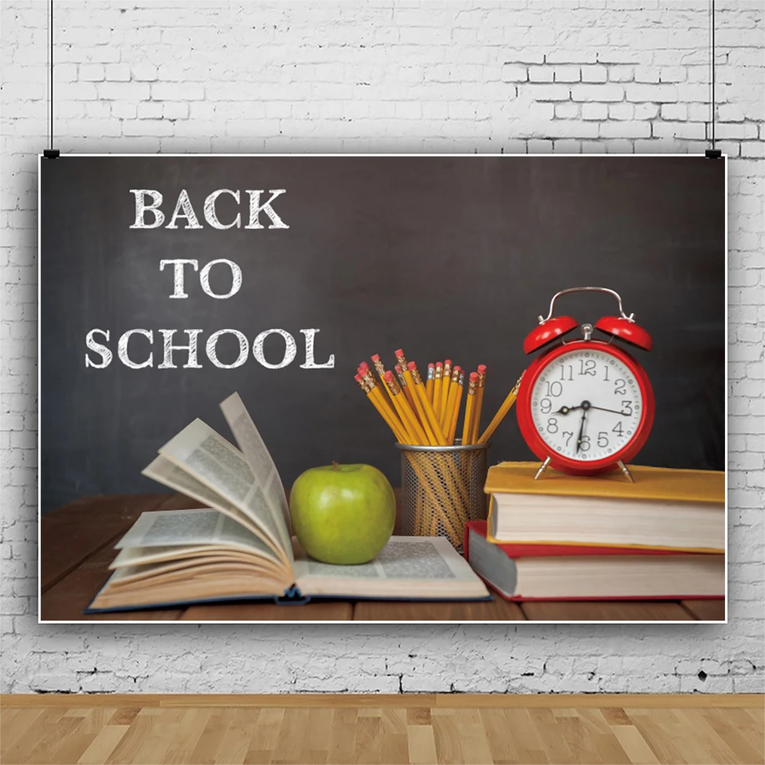 Фон для фотографий Laeacco «книжки», класс «назад в школу»