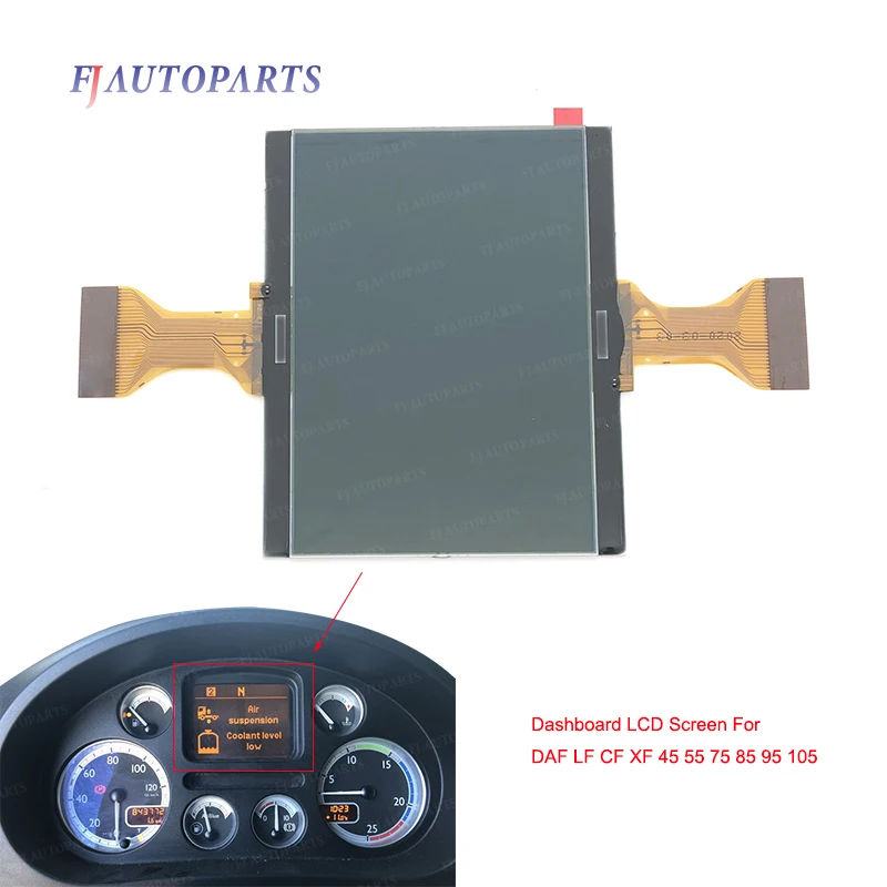 

Instrument Cluster LCD Display Screen for DAF LF (2001-) XF 105 (2002-) XF 95 (2003-) DAF XF (2002-) Dashboard Pixel Repair