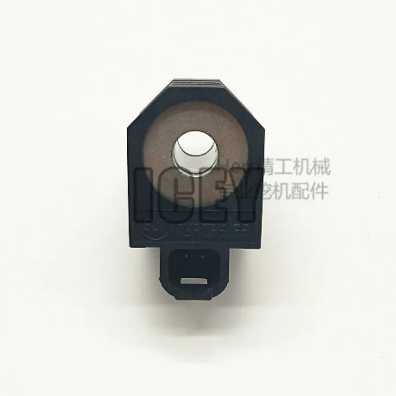 24V Solenoid Valve Coil for Hyundai R210/215/225/275/335/305-7-9 Excavator Height 52mm Inner Hole 13mm