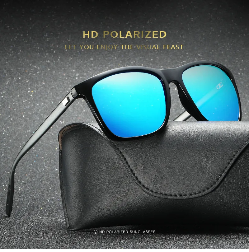 DJXFZLO Männer Vintage Aluminium Polarisierte Sonnenbrille Klassische Marke sonnenbrille Beschichtung Objektiv Fahren Brillen Für Männer/Frauen – Detail 1