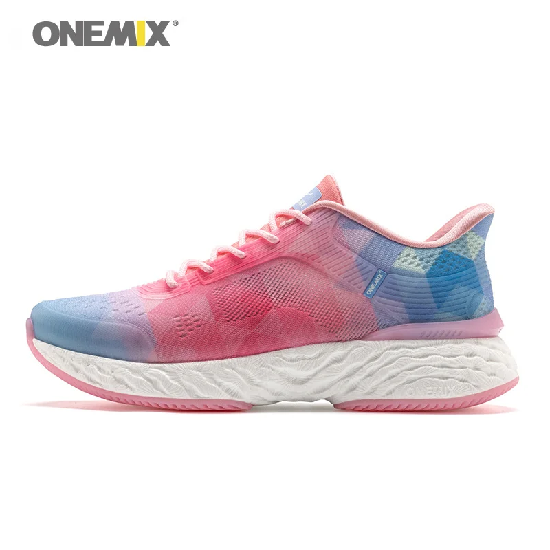 

ONEMIX Sports Running Shoes Women Super Ligtweight Low Top Sneakers Fitness Train Athletic Shoes Walking Jogging Shoes