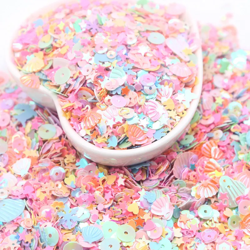 Macaroon Paillettes PVC Confetti Glitter Sequins For Crafts Nail Art Decoration Paillettes Sequin DIY Sewing Accessories 10g