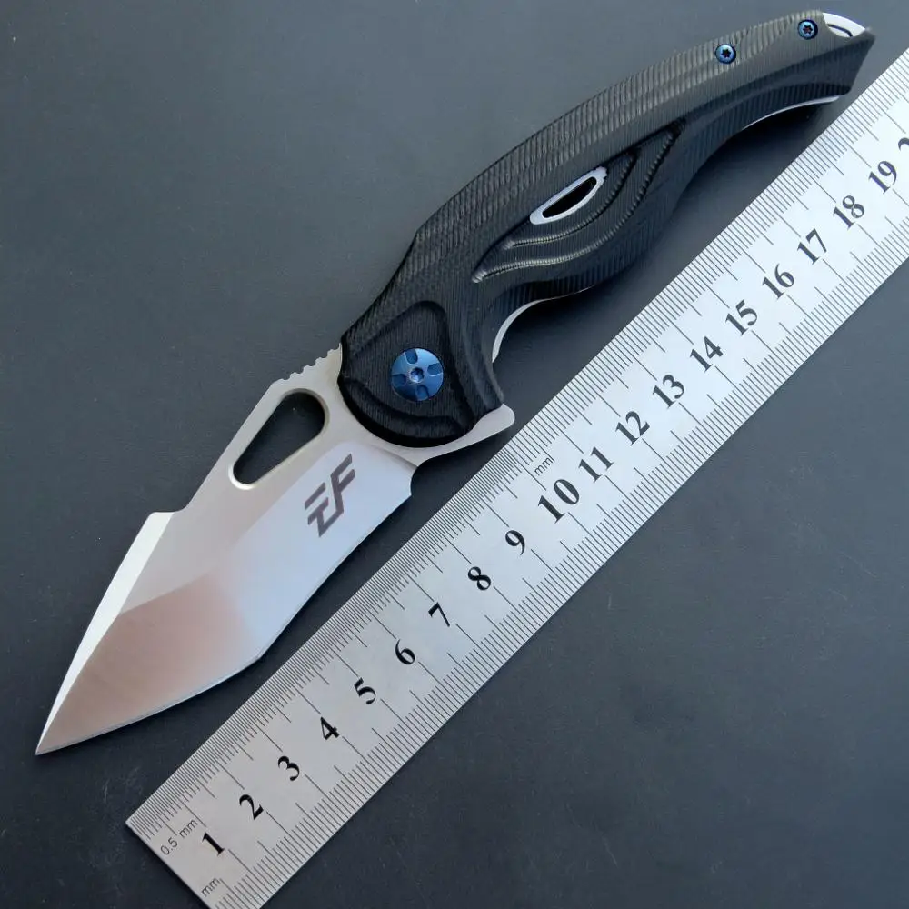 Eafengrow-portátil Caça Faca Tática Camping Bolso Jackknife Edc Utensílios de Cozinha Ferramenta ao ar Livre d2 G10 Ef936 Novo