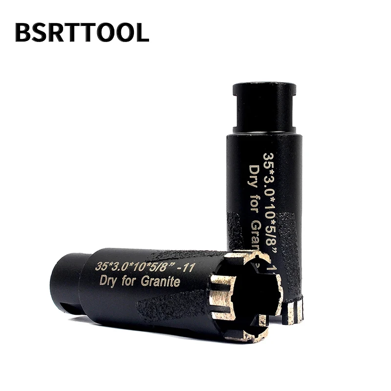 BSRTTOOL 1pc 35mm Diamond Core Drill Bit With 5/8-11 Thread Angle Grinder for Diamond Ceramic Tile Granite Marble