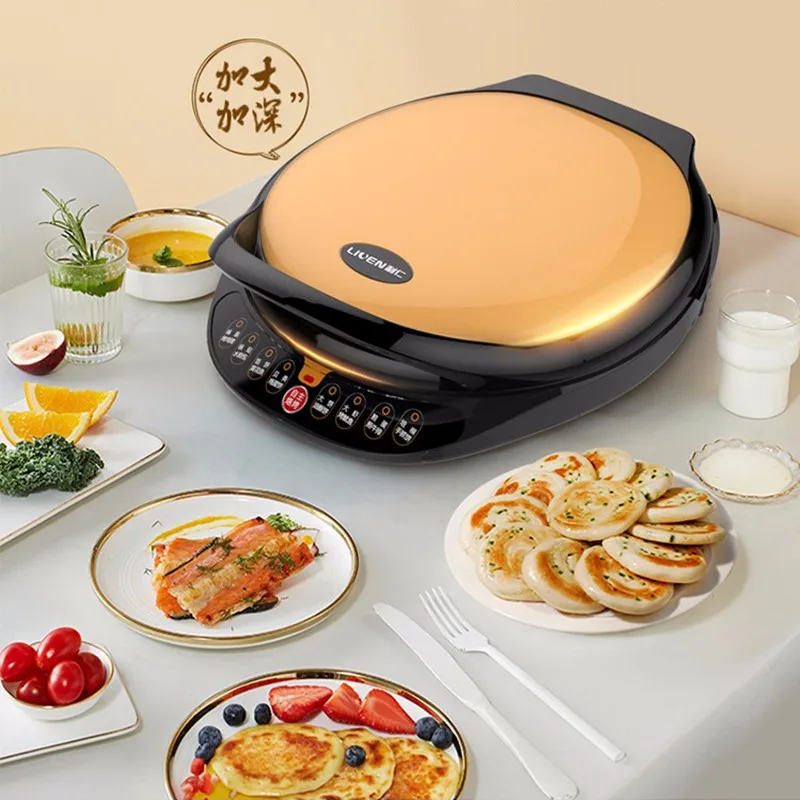 Liven Household Double Heating Deepening and Enlarging Baking Pan Large Sandwich Machine Breakfast Machine