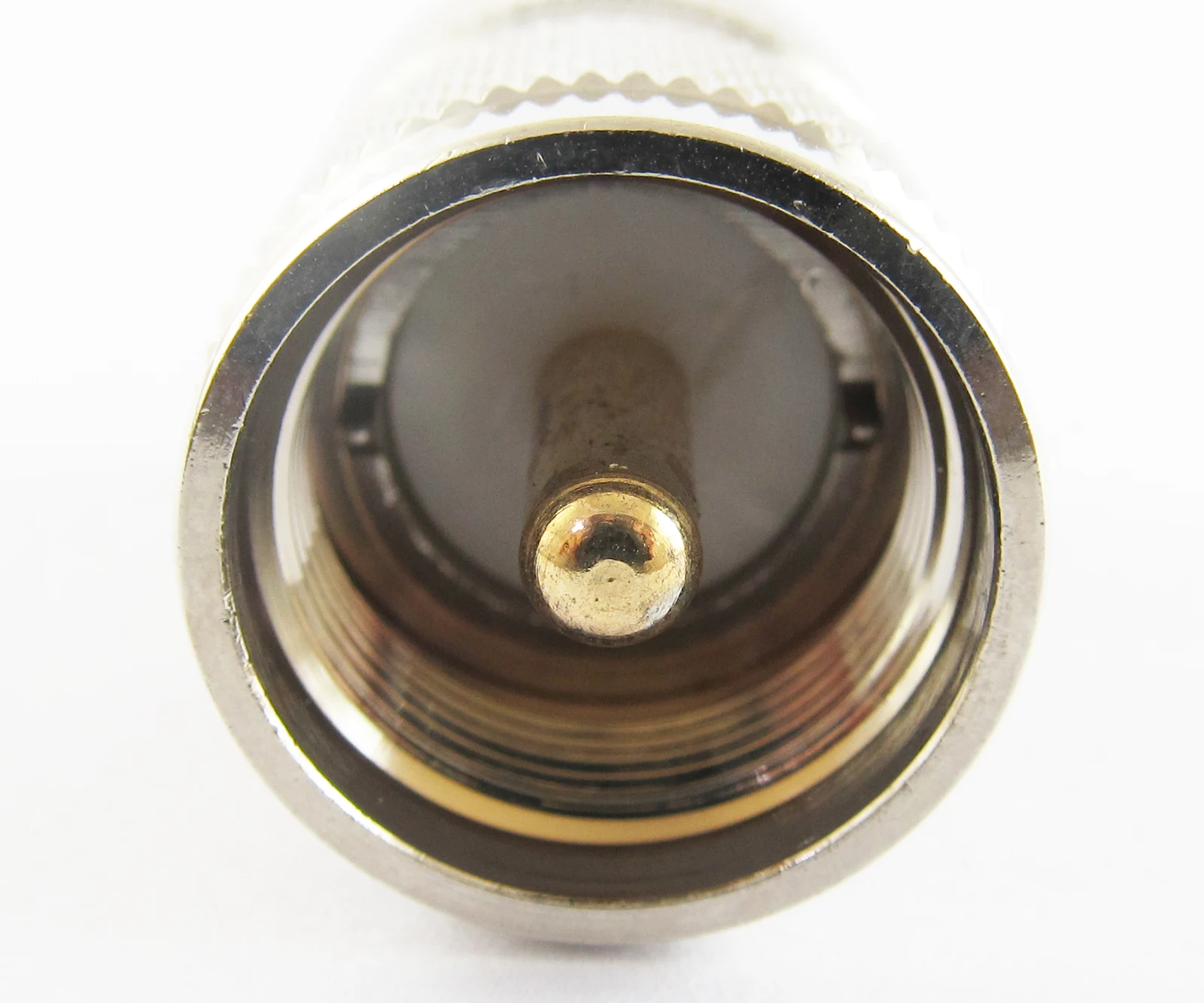 1Pc UHF PL-259ชาย UHF PL-259ชายตรง RF Coaxial Connector Adapter